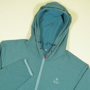 FootJoy ThermoSeries Harbour Club Golf Jacket Mens 2XL Teal Blue Hybrid Hoodie
